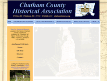 Tablet Screenshot of chathamhistory.org
